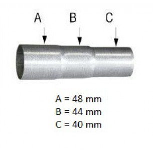 Universal Auspuff Reduzierstück Ø 40 - 44 - 48 mm