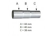 Universal Auspuff Reduzierstück Ø 38 - 40 - 44 mm