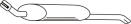 Endschalldämpfer OPEL Vectra A