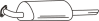 Endschalldämpfer OPEL Vectra B