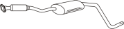 Mittelschalldämpfer FORD Mondeo