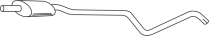 Mittelschalldämpfer RENAULT R5
