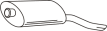 Endschalldämpfer PEUGEOT 405