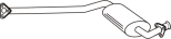Mittelschalldämpfer ALFA ROMEO 164