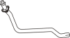 Vorderrohr rechts MERCEDES 280
