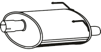 Endschalldämpfer FORD Ka 1.2i