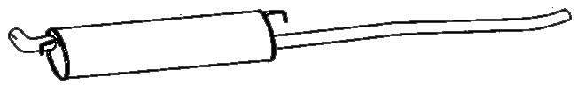 Mittelschalldämpfer FIAT Multipla