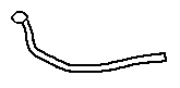 Vorderrohr rechts MERCEDES 250