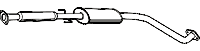 Mittelschalldämpfer CHEVROLET Aveo 1.4i