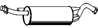 Mittelschalldämpfer MITSUBISHI Pajero Sport 2.5 TD 2.5 TDi 3.0i V6