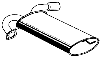 Endschalldämpfer OPEL Antara 2.0 CDTi