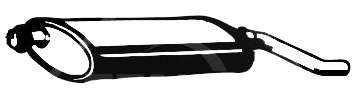 Endschalldämpfer SAAB 9000 2.0