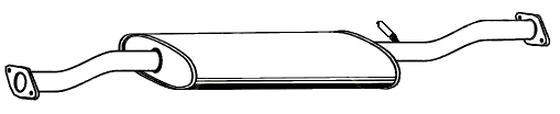 Mittelschalldämpfer SUBARU Forester 2.0i 2.5i